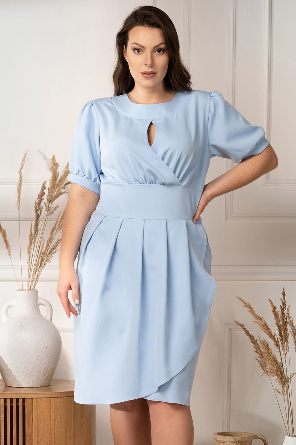Plus size dress model 169158
