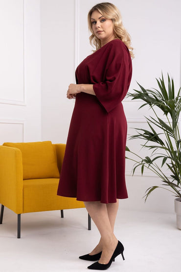 Plus size dress model 169252