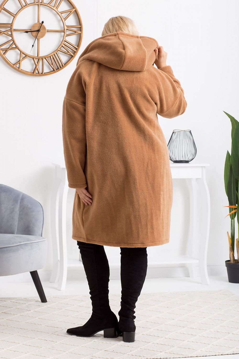 Coat plus size model 173087