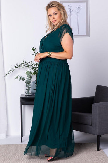 Plus size dress model 175251