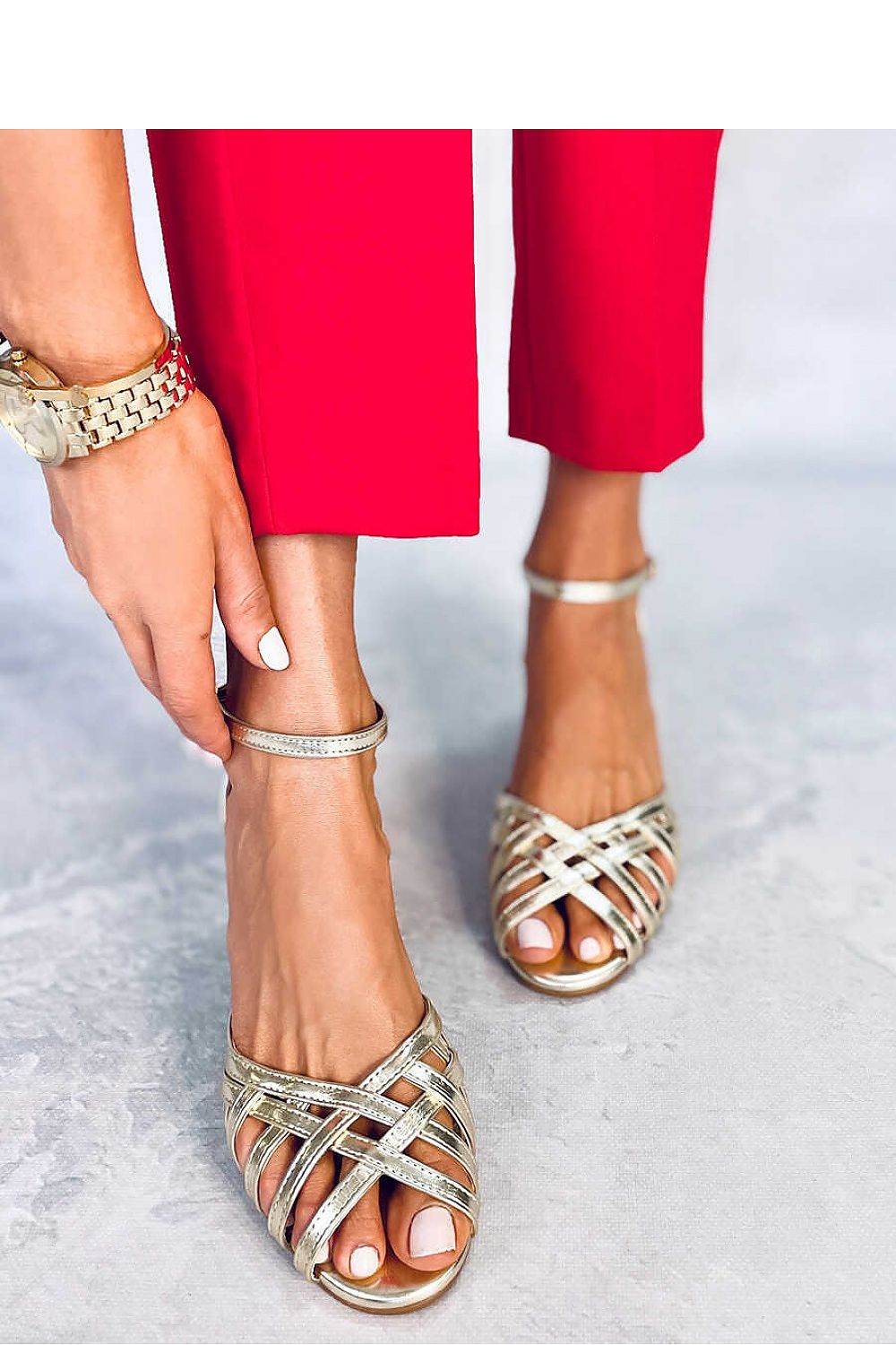 Heel sandals model 177337