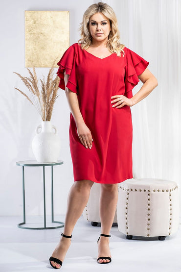 Plus size dress model 178524