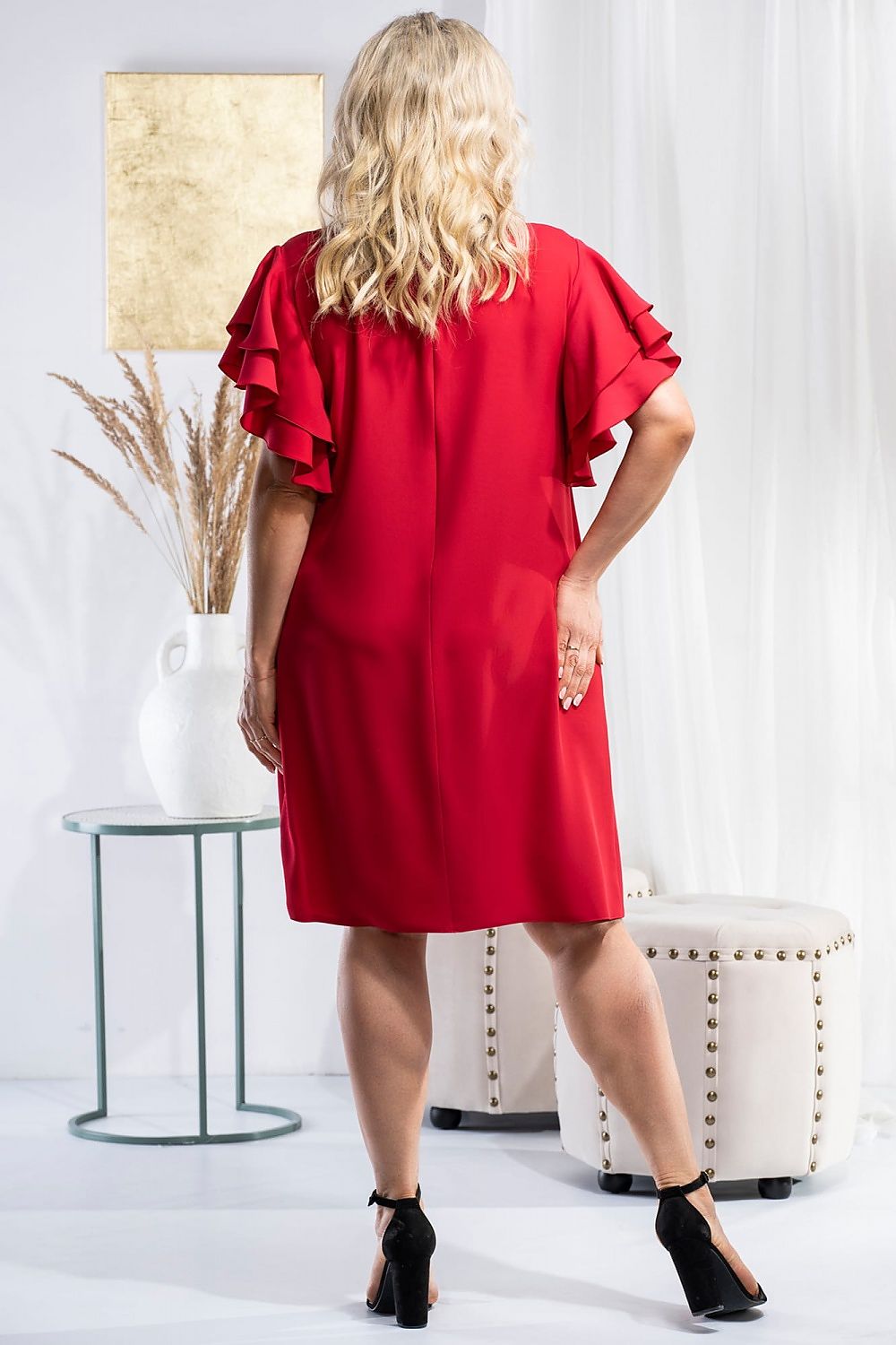 Plus size dress model 178524