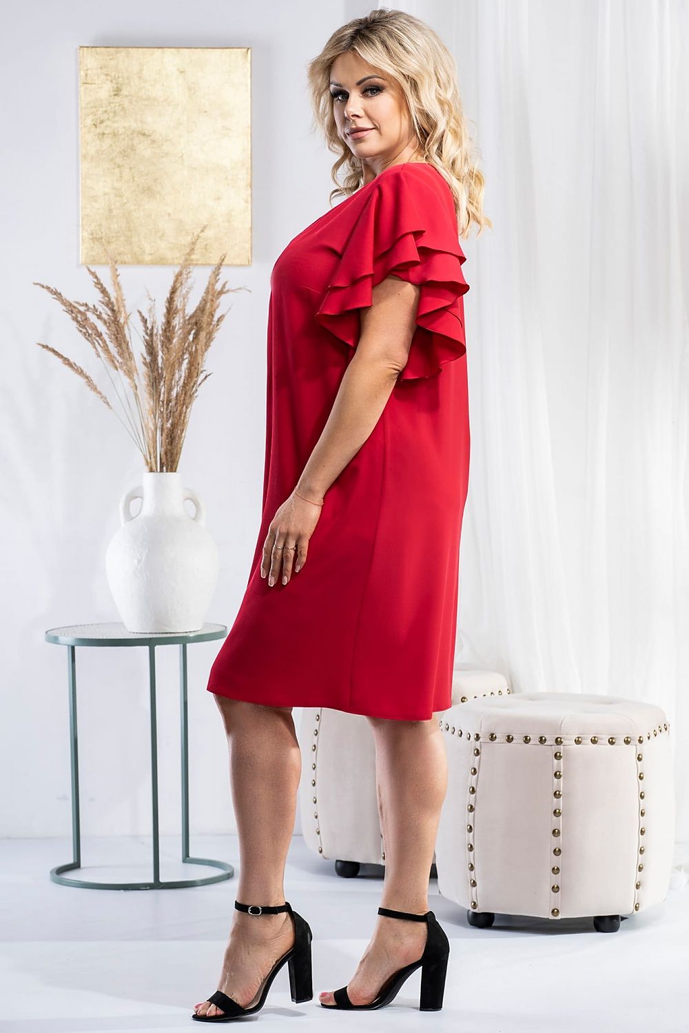 Plus size dress model 178524