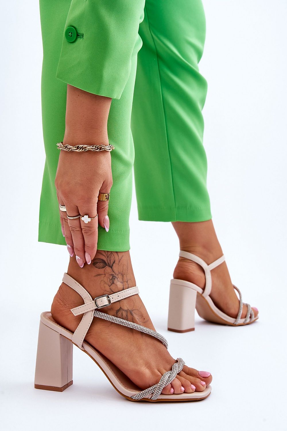 Heel sandals model 179142