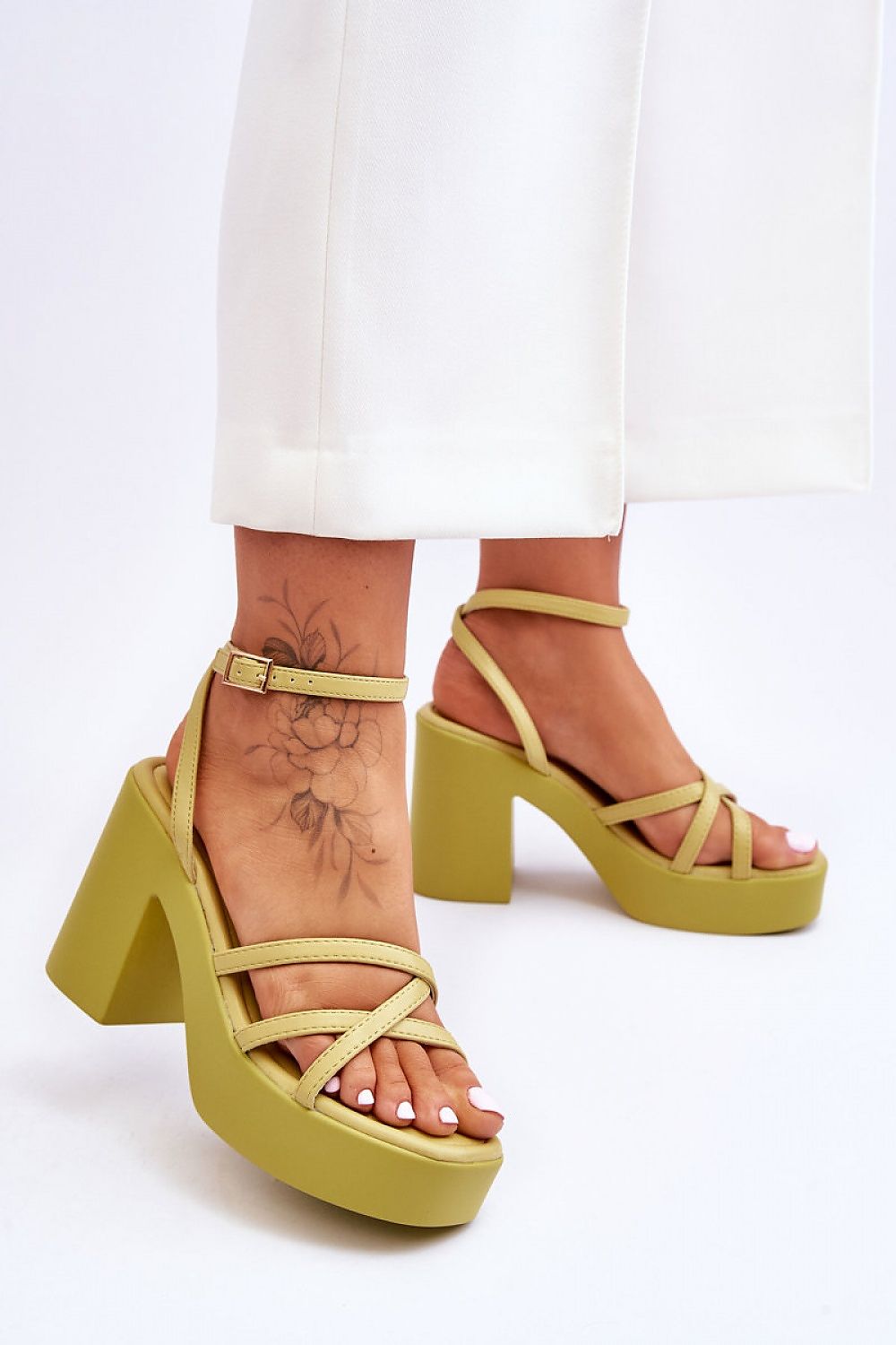 Heel sandals model 180546