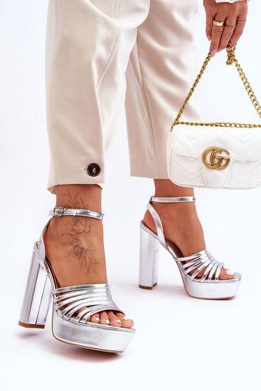 Heel sandals model 181639
