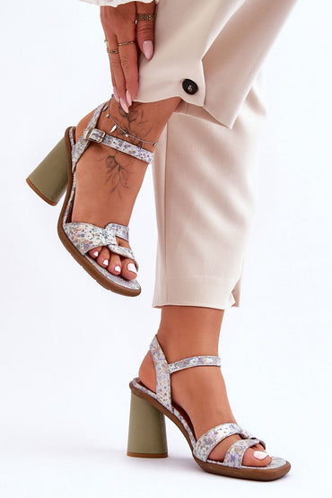 Heel sandals model 181769
