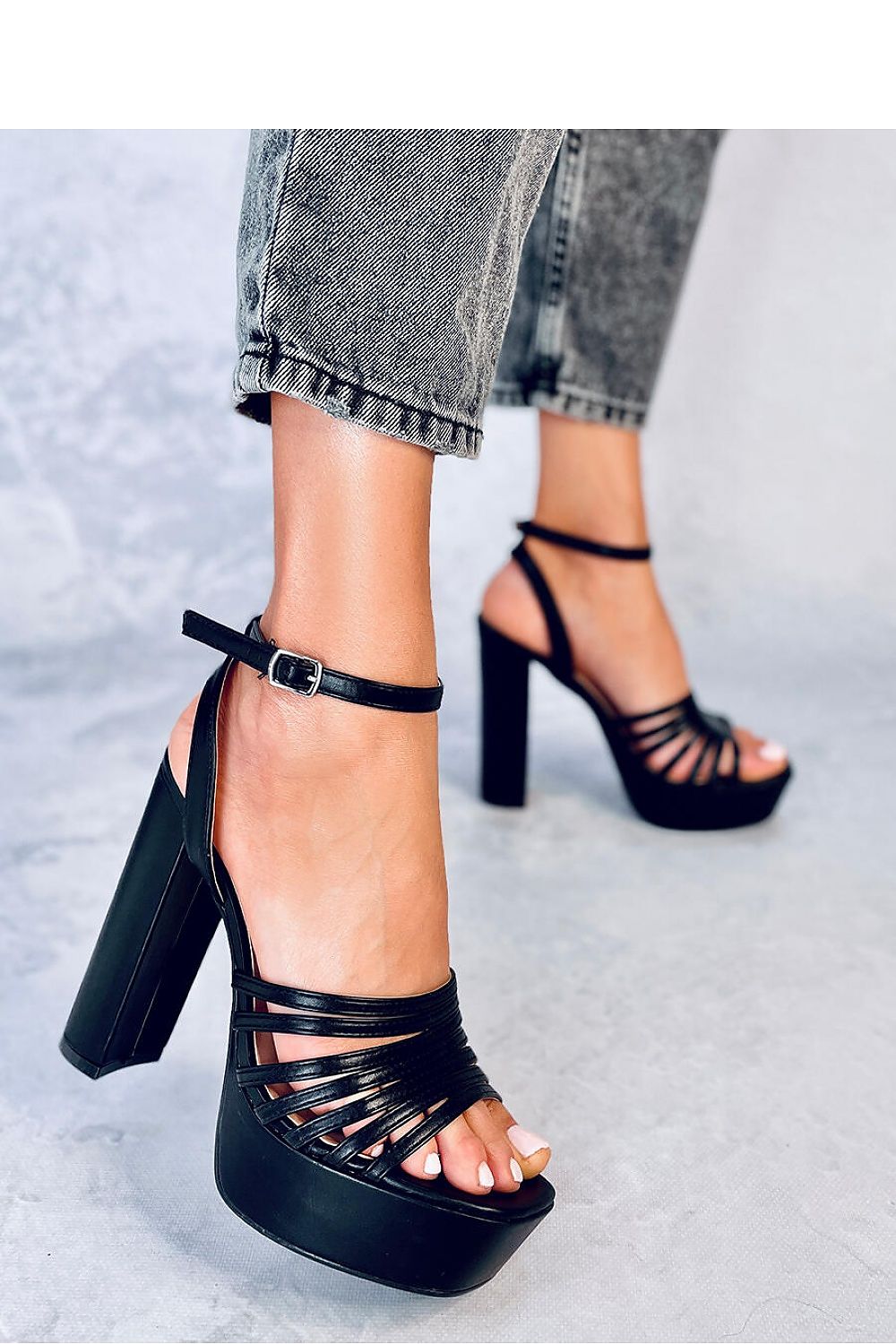 Heel sandals model 181886