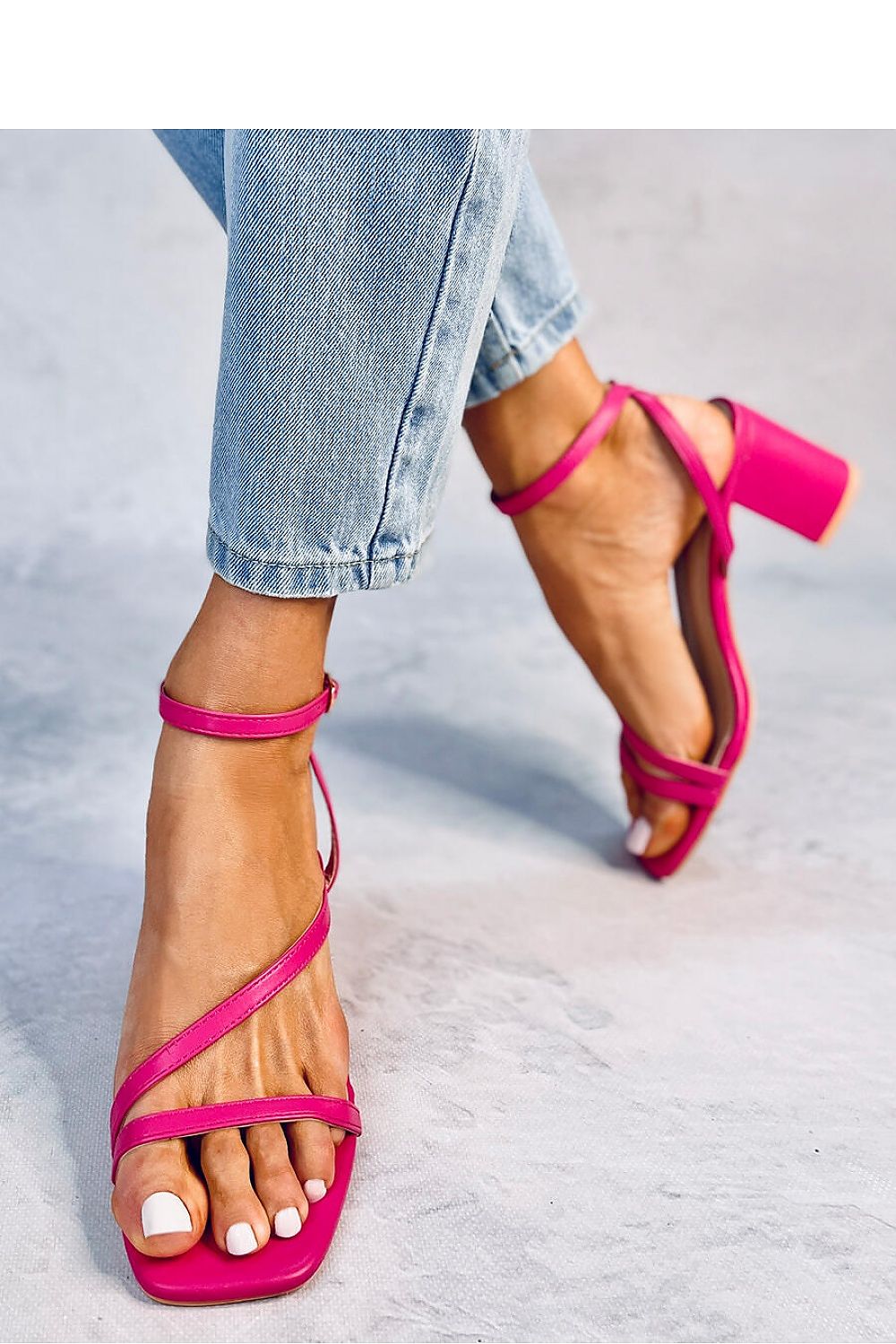Heel sandals model 181943