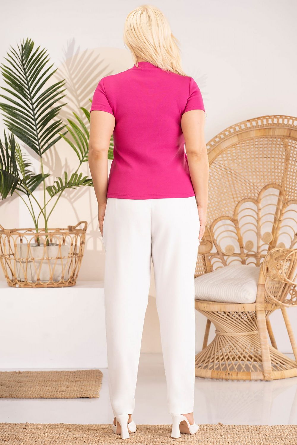 Plus size blouse model 182192