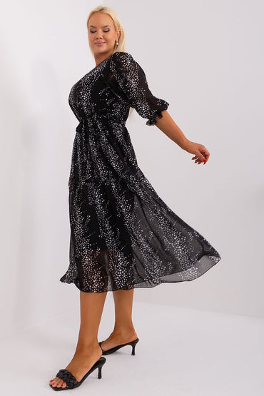 Plus size dress model 182293