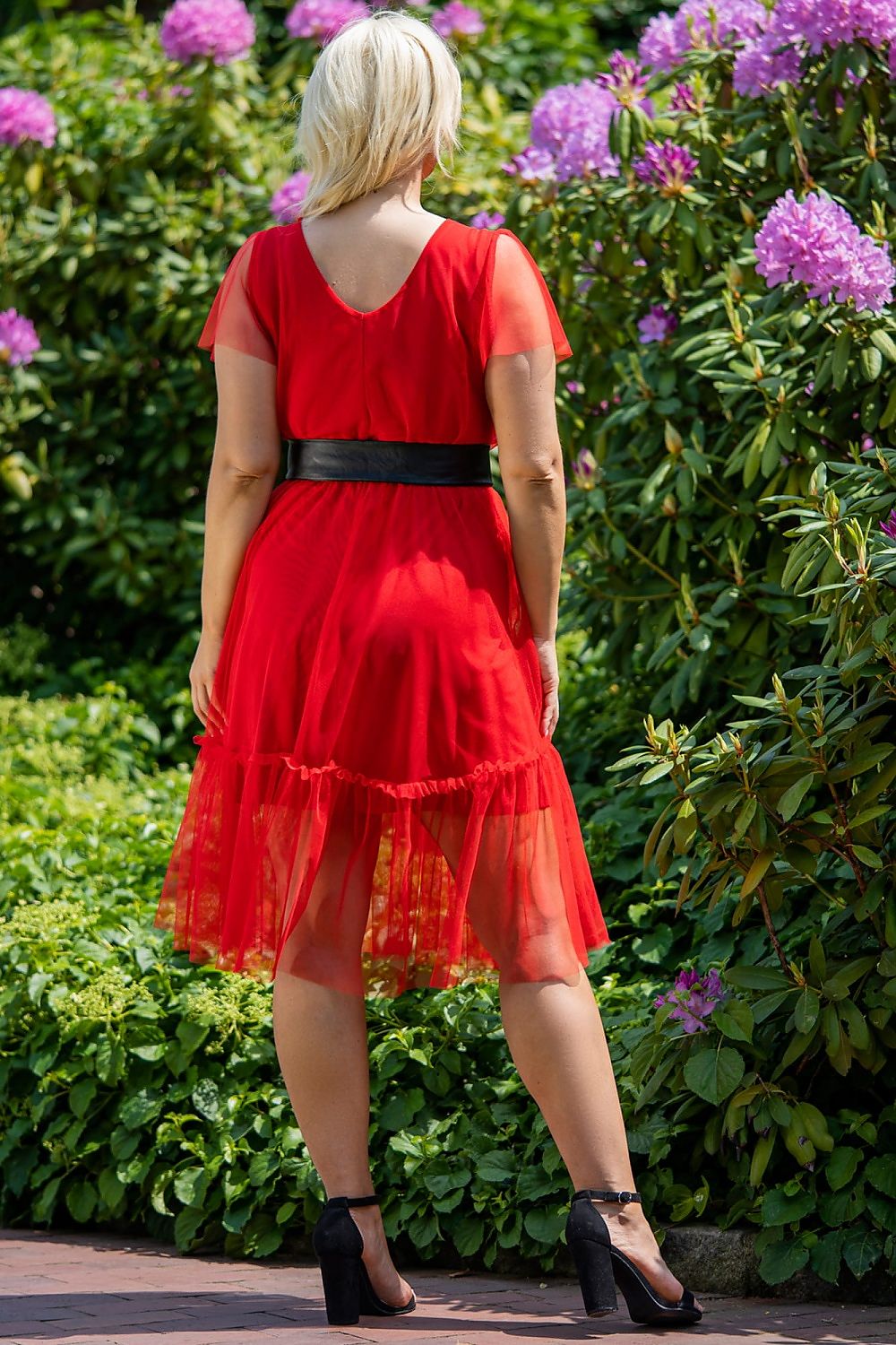 Plus size dress model 183329