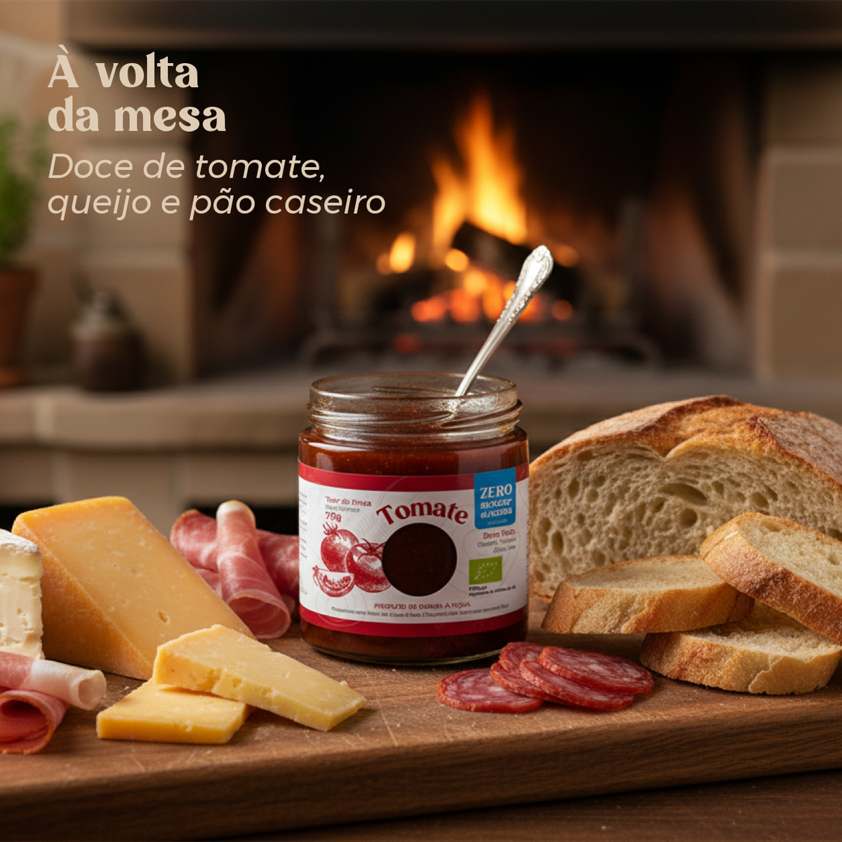 Doce Extra de Tomate Biológico, Sem Açúcar