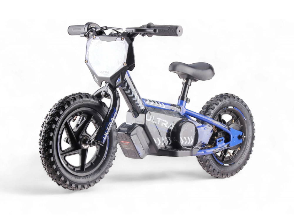 Other brands Bicicleta de equilíbrio elétrica de 24 volts, 12 polegadas - azul