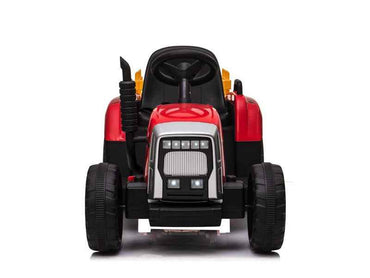 Trator vermelho, carro de bateria infantil de 12 volts