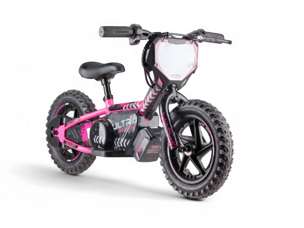 Other brands Bicicleta de equilíbrio elétrica de 24 volts, 12 polegadas - rosa