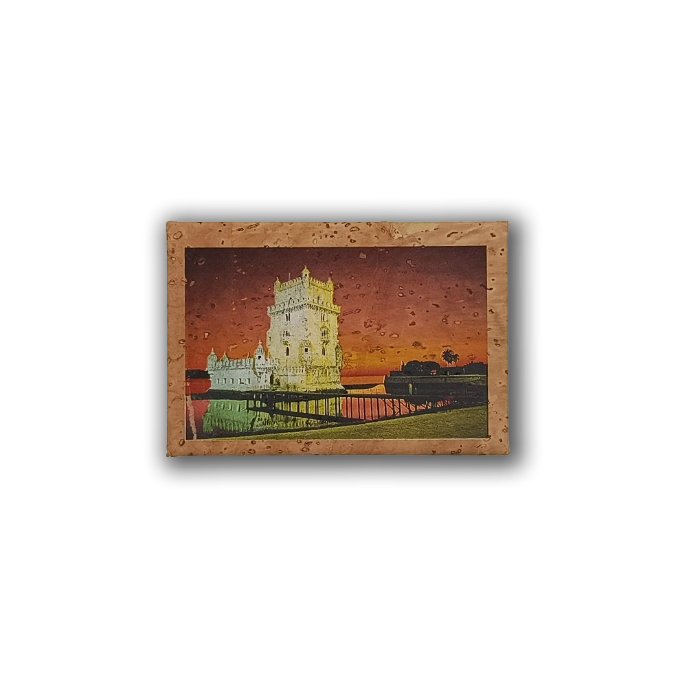 Tower of Belem - Cork Fridge magnet
