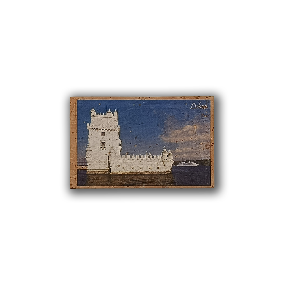 The Tower of Belem - Cork Fridge magnet