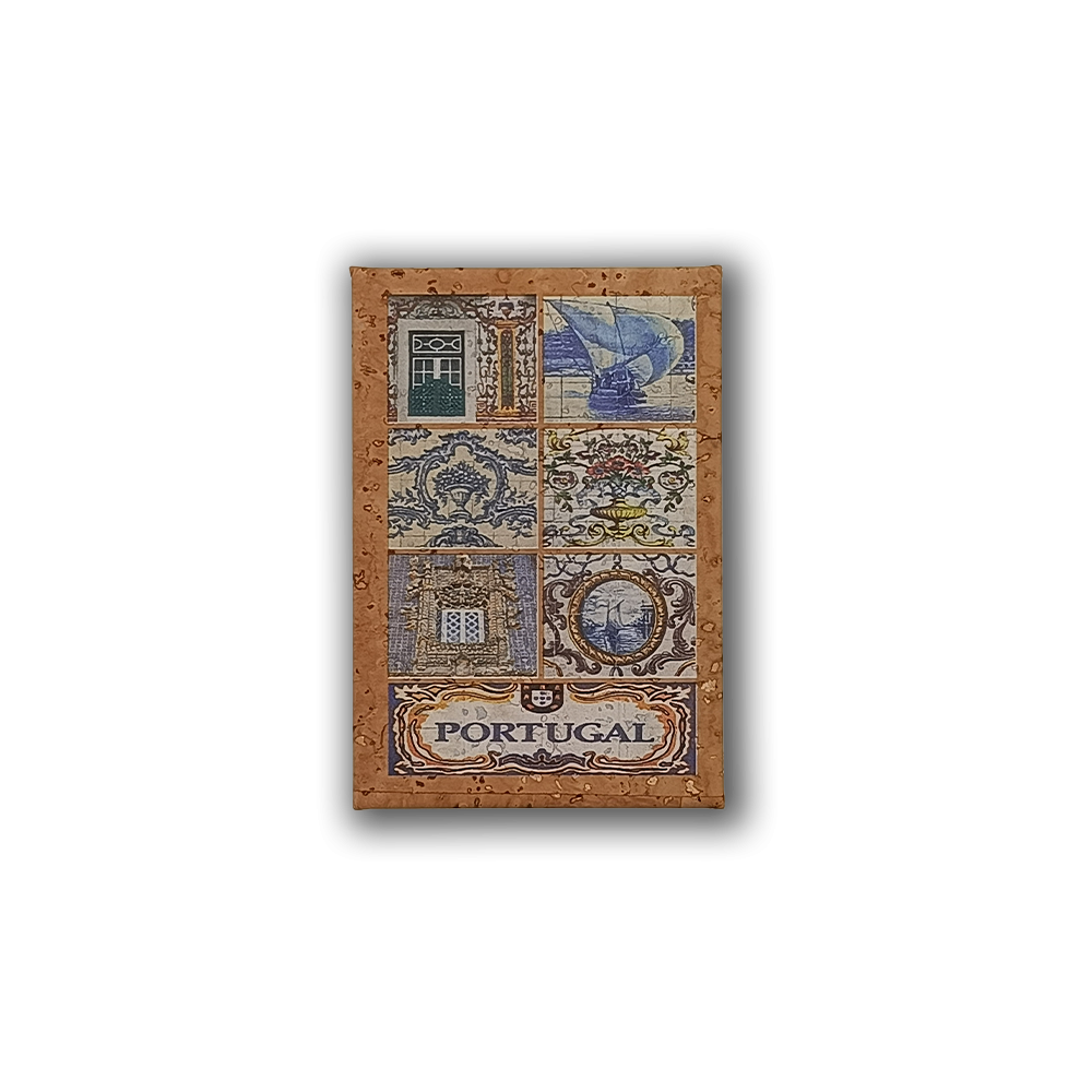 Portuguese Tiles - Cork Fridge Magnet