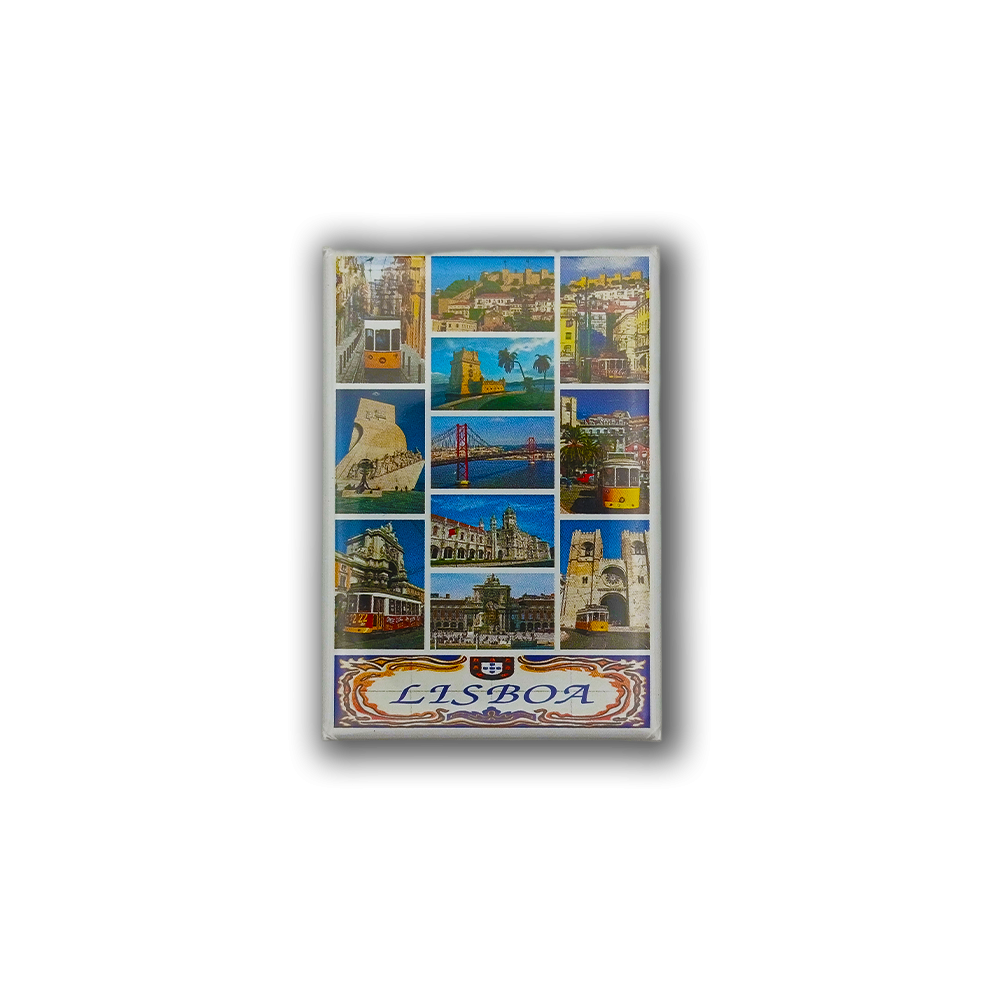 Lisbon Landmarks - Fridge Magnet