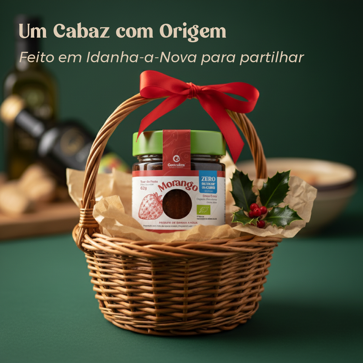 Doce Extra de Morango Biológico, Sem Açúcar