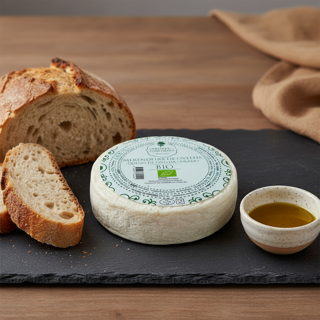 Queijo Merendeira de Ovelha Curado Biológico | Sabores da Soalheira