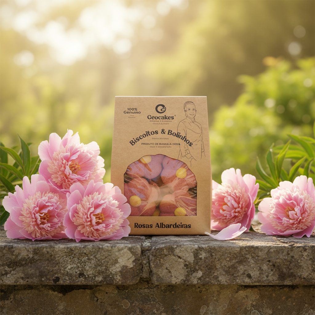 Biscoitos Rosas Albardeiras da Beira Baixa - Geocakes