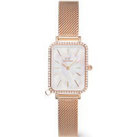 Daniel Wellington DW Watch Quadro Crystal Zodiac Melrose 20x26mm Rose Gold