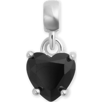 Daniel Wellington DW Charm heart One Size Silver/Black