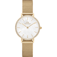 Daniel Wellington DW Watch Petite Lumine Bezel Evergold MOP 28mm Gold
