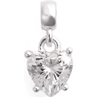 Daniel Wellington DW Charms heart 12,45mm Silver