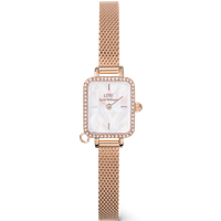 Daniel Wellington DW Watch Quadro Mini Crystal Zodiac Melrose 15.4x18.2mm Rose Gold