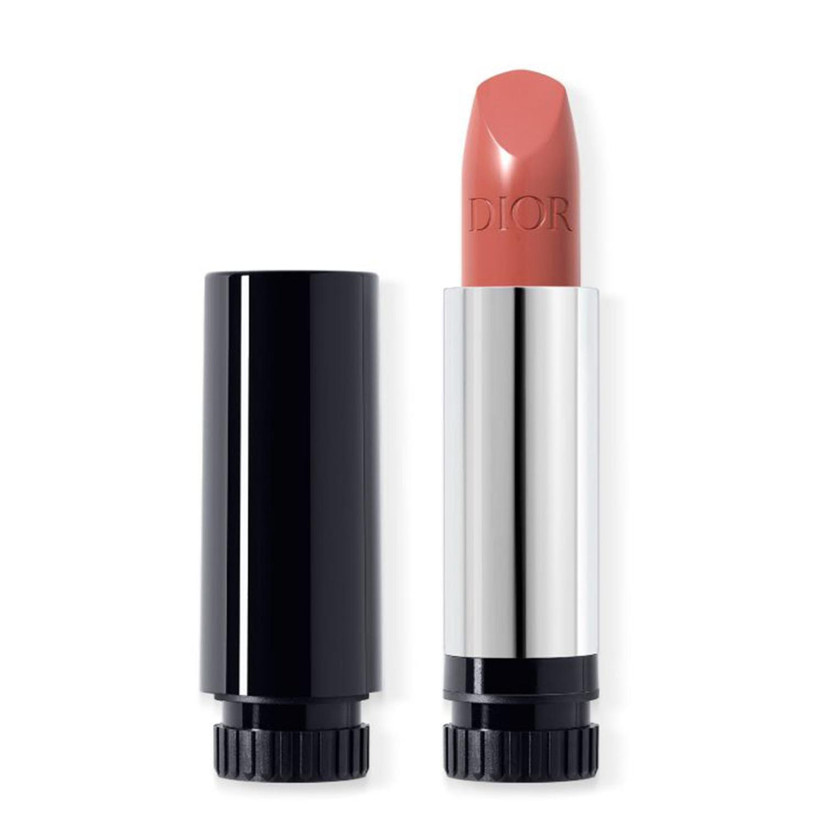 Dior Rouge Dior Batom 100 Nude Look Satin Recarga – 1 Unidade