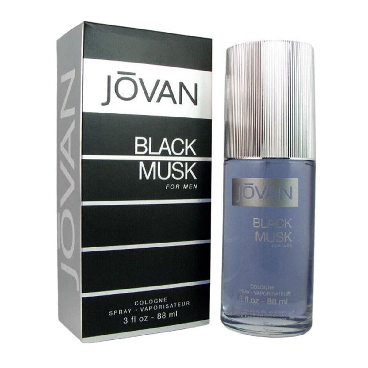 Jovan Black Musk Eau de Cologne para Homem – 88 Ml