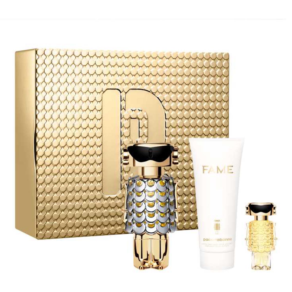 Rabanne Fame Coffret Eau de Parfum – 80 Ml + 100 Ml + 4 Ml