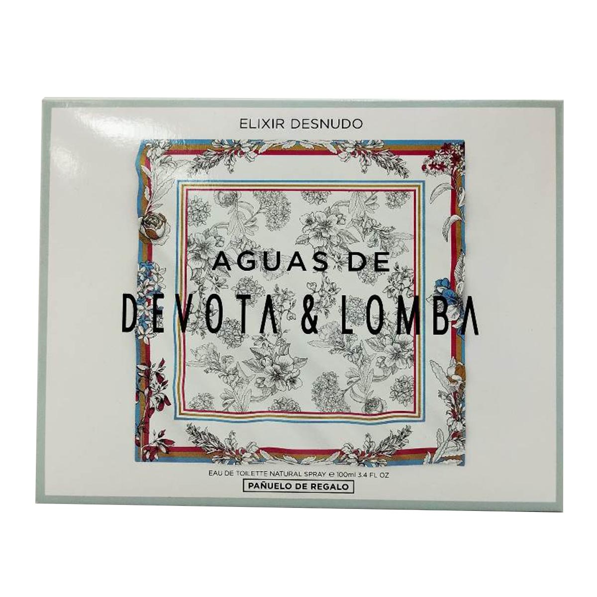 devota lomba aguas de devota lomba eau de toilette elixir desnudo 100 ml + lenço 1u