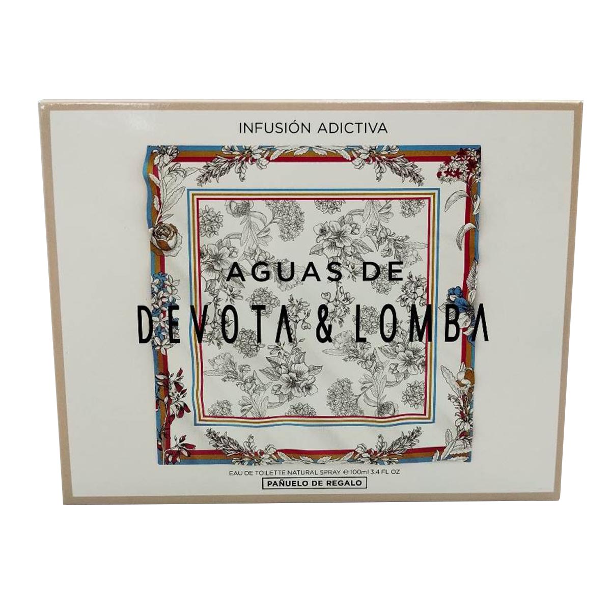 devota lomba aguas de devota lomba eau de toilette infusion adictiva 100 ml + lenço 1u