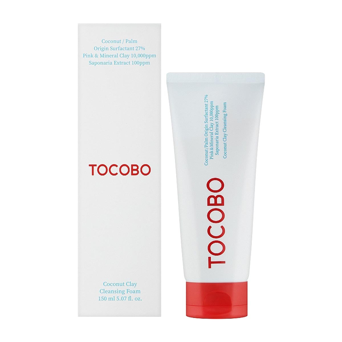 tocobo coconut clay espuma limpiadora 150 ml
