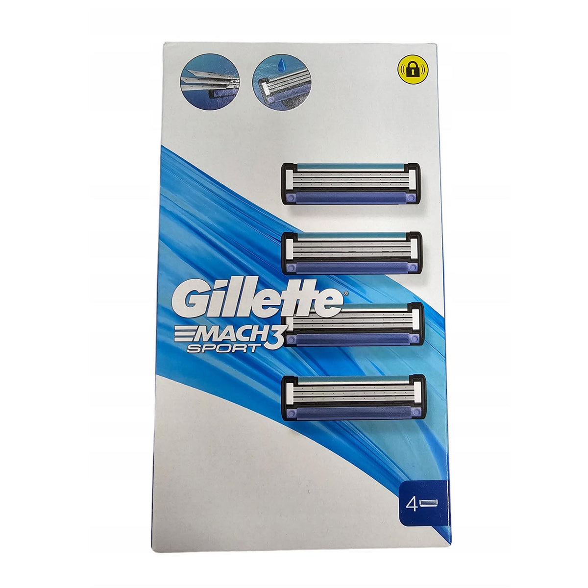 gillette match3 cuchillas sport pack 4 cabezales 4 ml