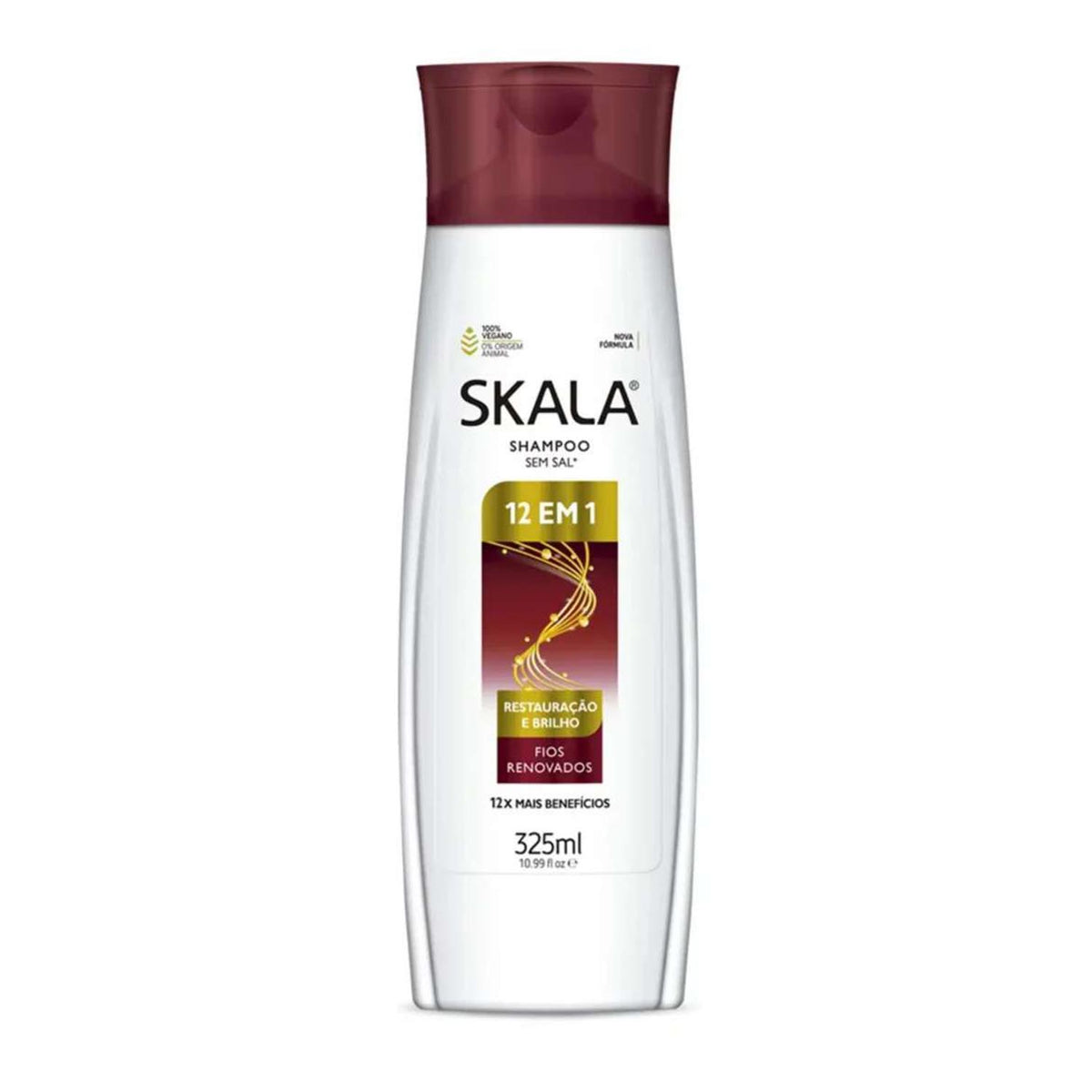 skala 12-en-1 champô sem sal 325ml