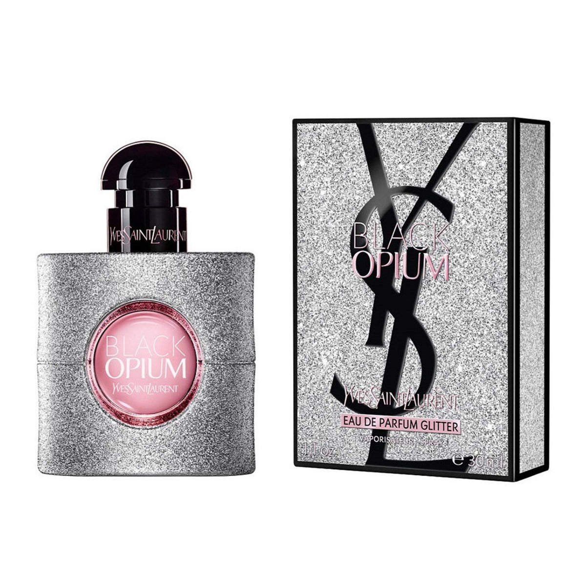 yves saint laurent black opium água de perfume glitter 30ml