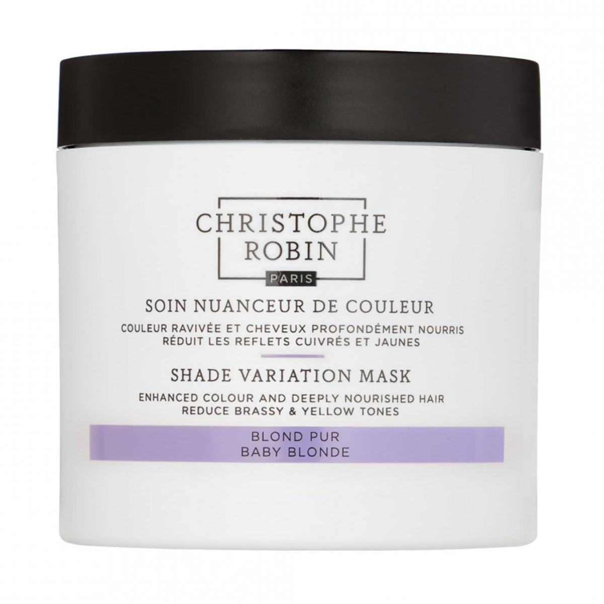 christophe robin shade variation máscara baby blonde 250ml