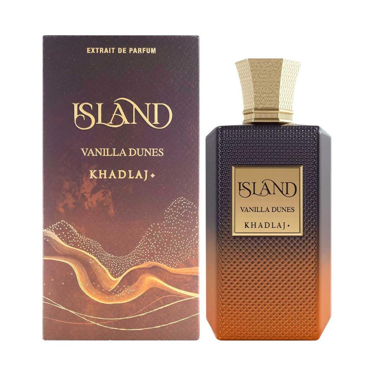 khadlaj island vanilla dunes extrato de perfume 100ml