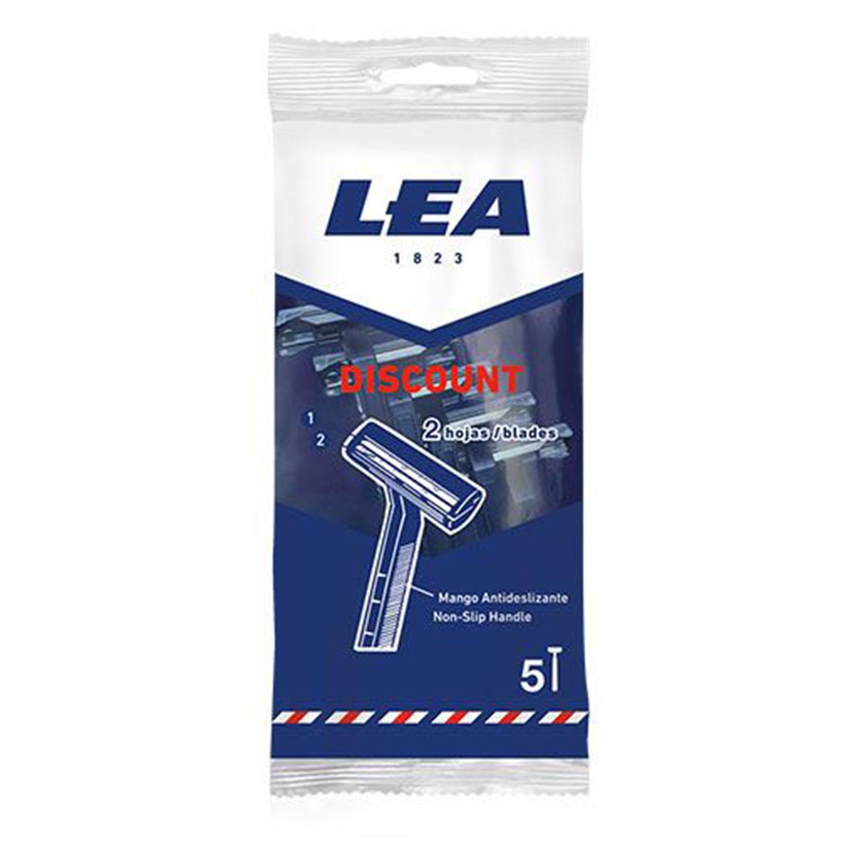lea discount cuchillas desechables 2 hojas 5un