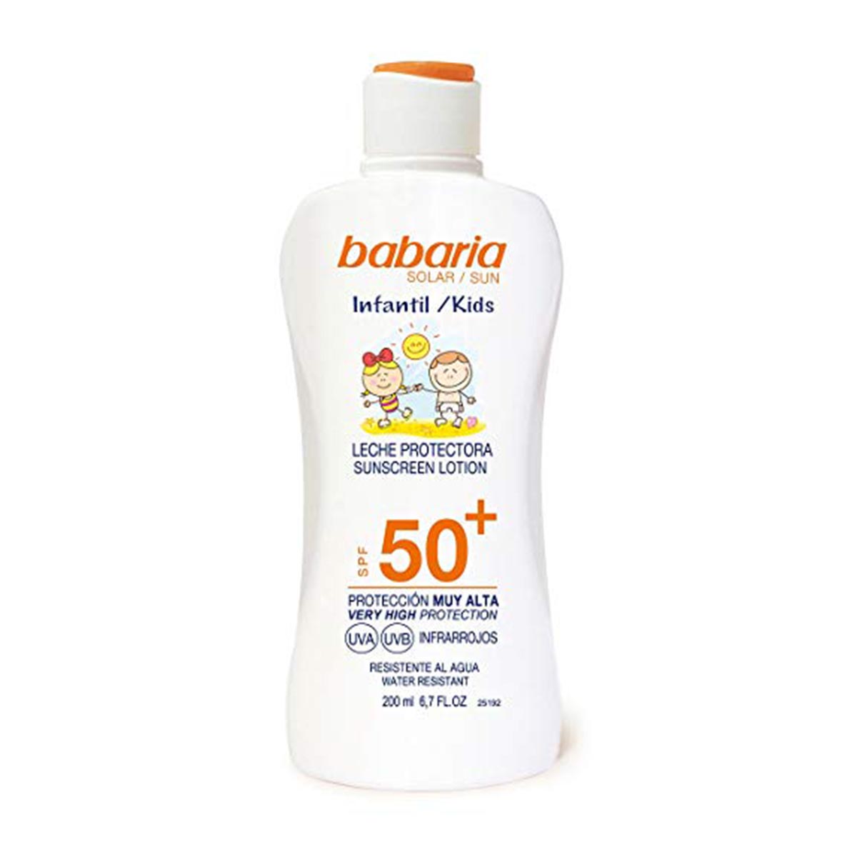 babaria kids leche protectora spf50+ 200ml