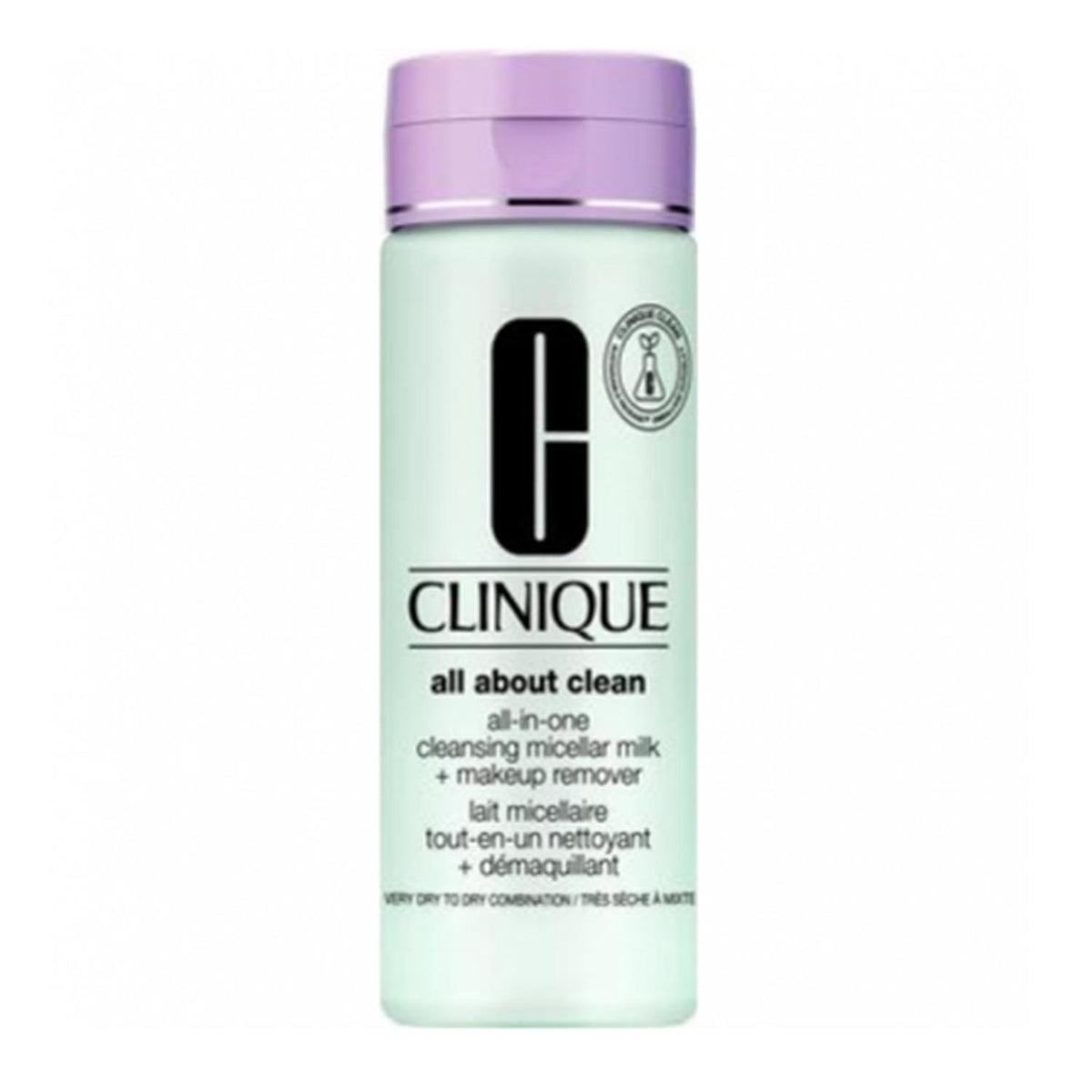 clinique all about clean leche micelar pele seca 200ml