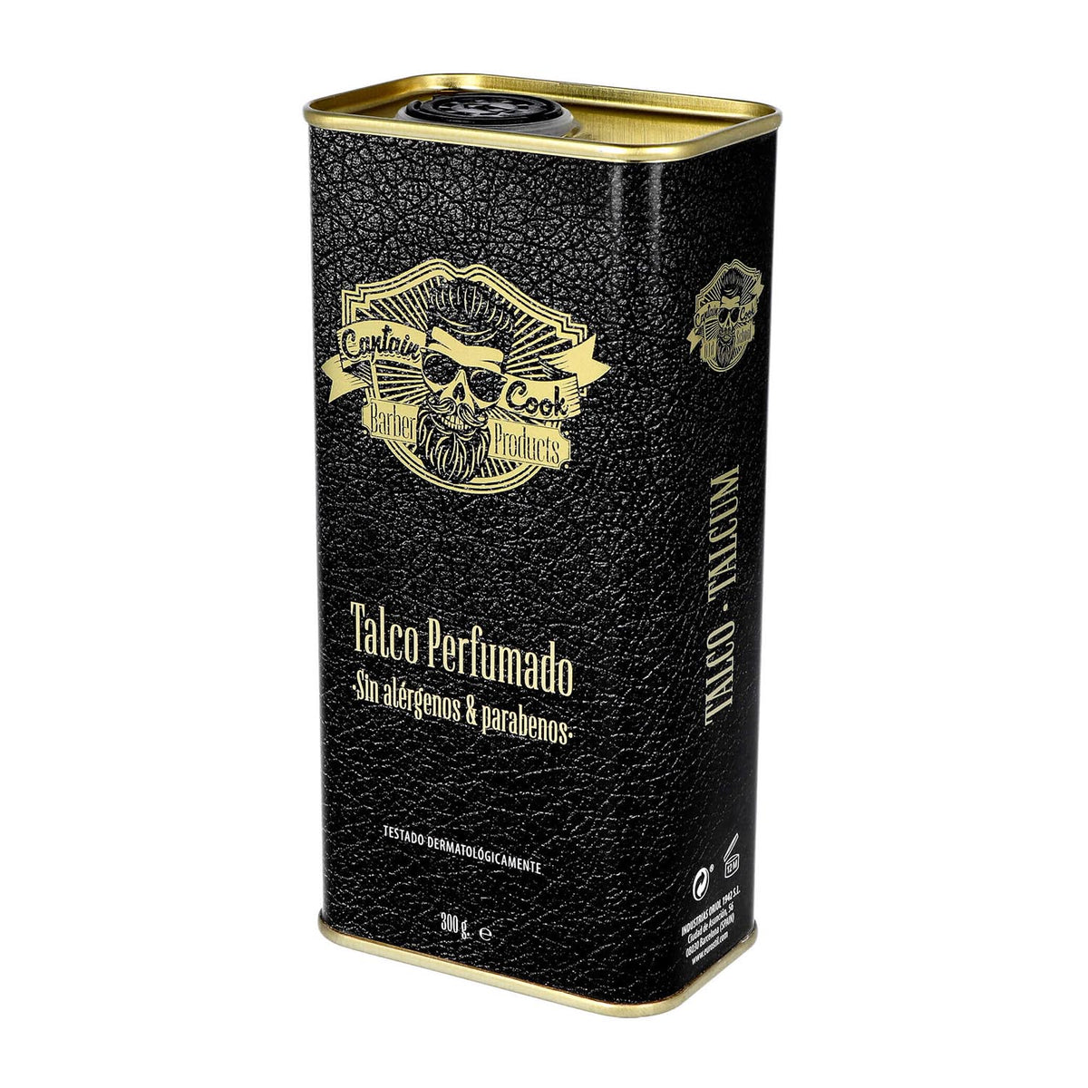 captain cook talco perfumado sin parabenos 300g