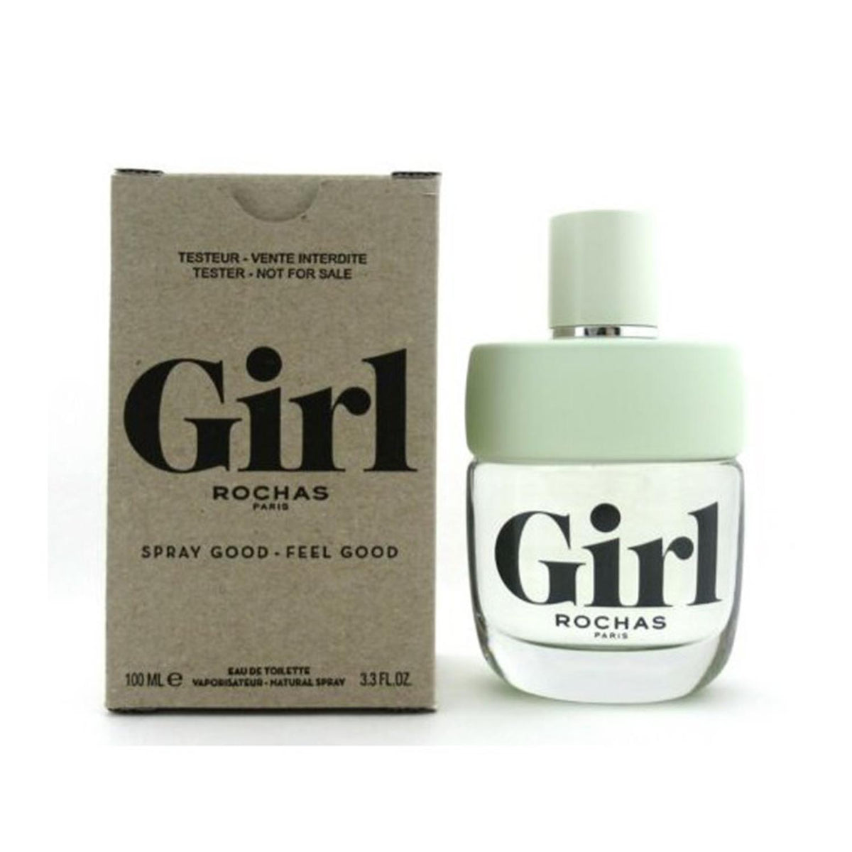 rochas girl feel good água de toilette tester 100ml