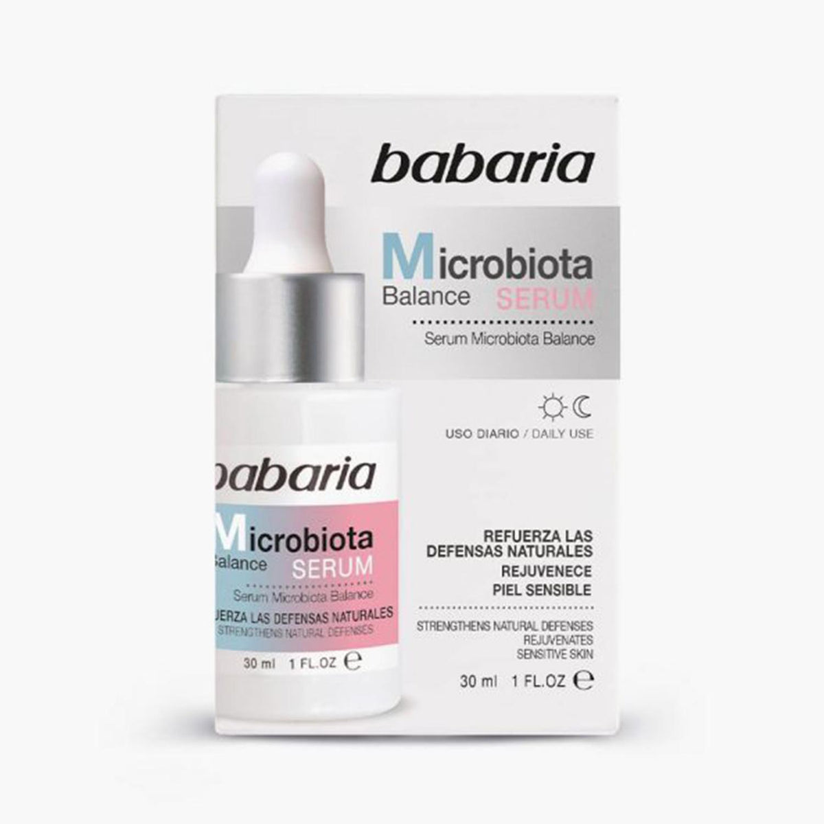 babaria microbiota balance serum uso diario piel sensible 30ml